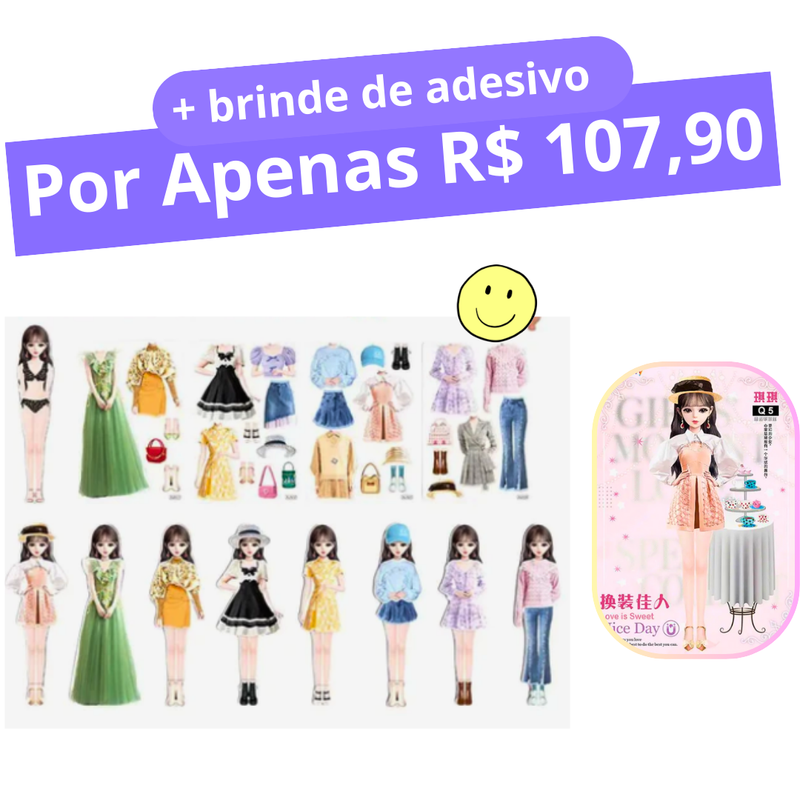 Roupas de Boneca Magnética - Magnetic Dress™ Original