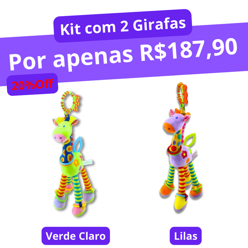 Girafa Mordedor Sensorial - GigiAlegria™