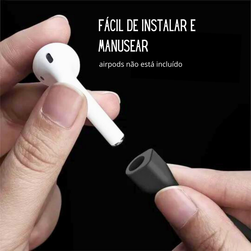 Anti-Perda Magnético para Airpods - Alça de pescoço (adequada para todos os Airpods)