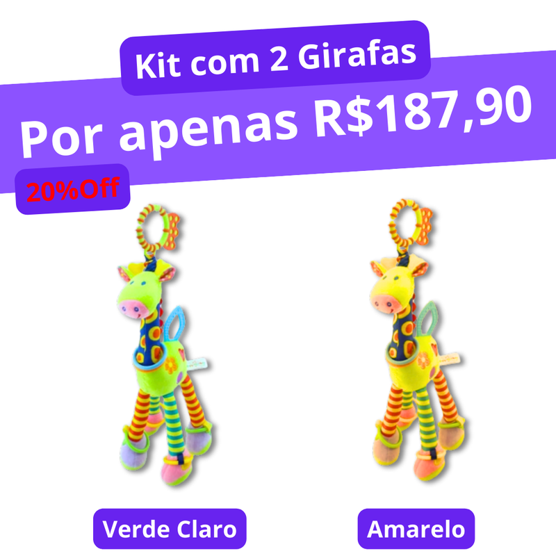 Girafa Mordedor Sensorial - GigiAlegria™