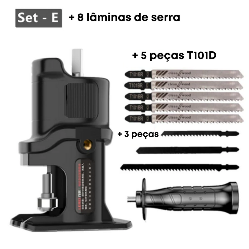 Adaptador de serra alternativo portátil p/ furadeira elétrica