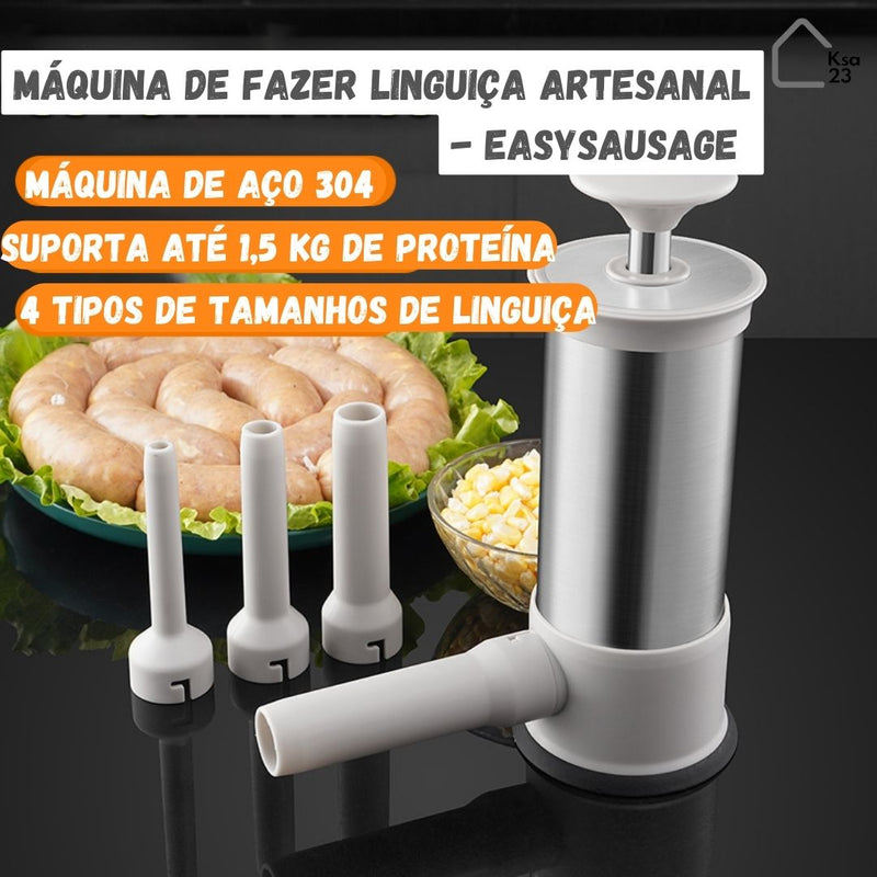 Máquina de Linguiça Artesanal - EasySausage - Ksa23