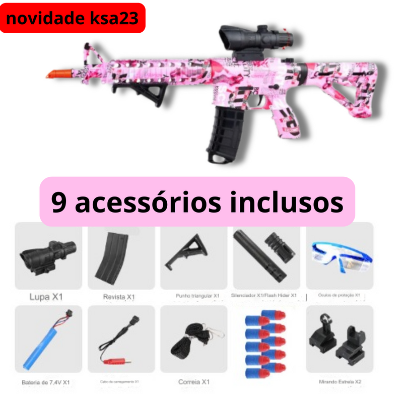 Pistola Elétrica Bolinha de Hidrogel - Orbeez™ + BRINDES EXCLUSIVOS