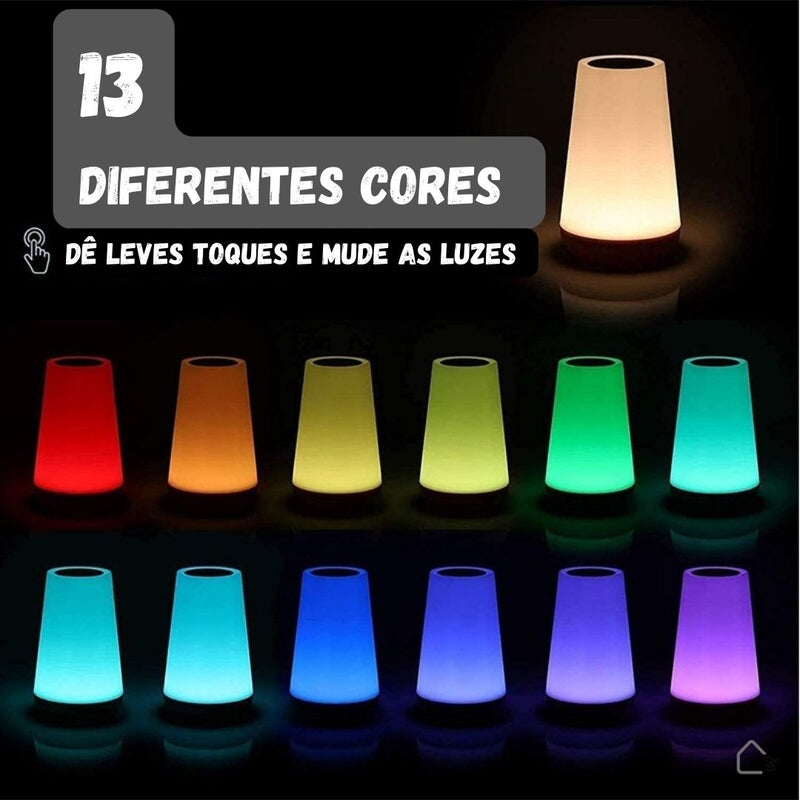 Abajur Versátil 13 Cores - LUMINAE - Ksa23