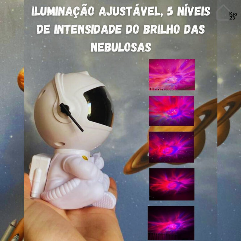 Astronauta Projetor de Estrelas e Nebulosas - StarGlow Ksa23™ - Ksa23