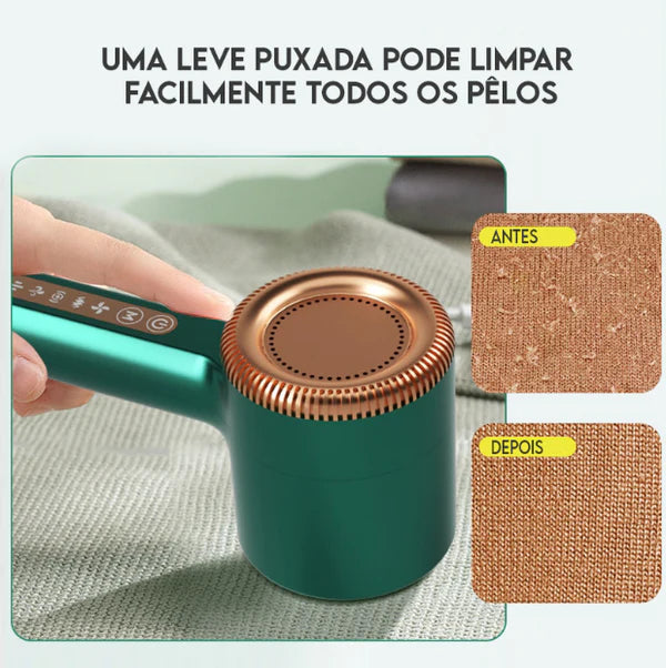 Removedor de Fiapos Elétrico Ksa23™ + 2 Lâminas de Brinde