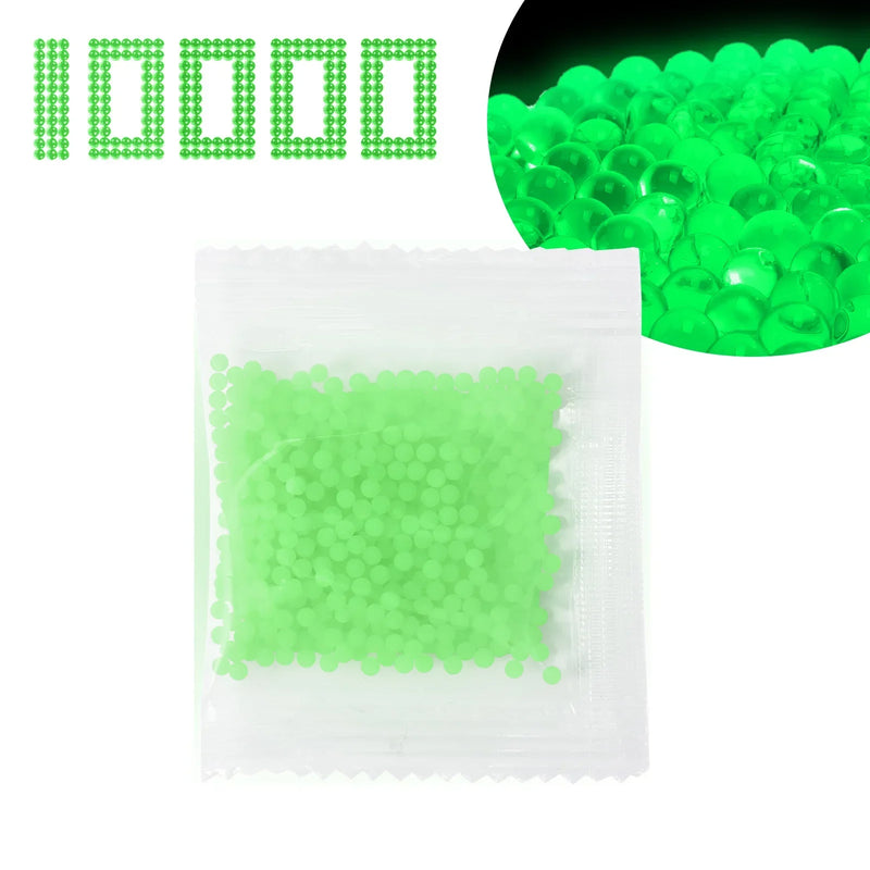 Bolinha de Hidrogel Verde Florecente 10000 MIL