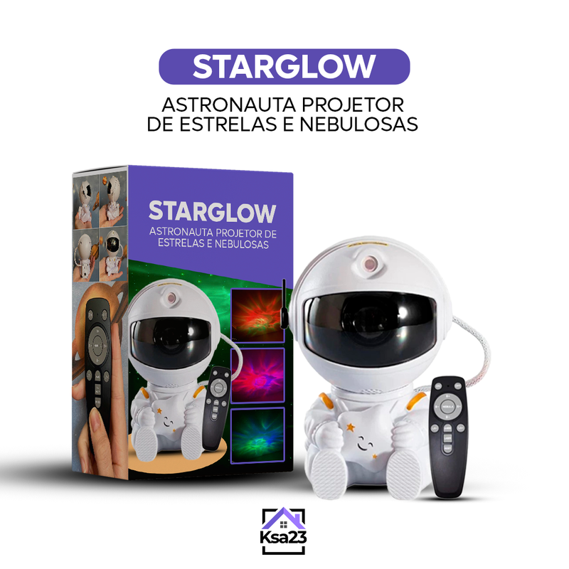 Astronauta Projetor de Estrelas e Nebulosas - StarGlow Ksa23™ - Ksa23